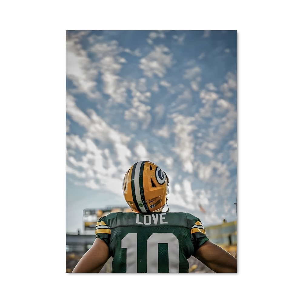 Poster Green Bay American Esprit vibrant